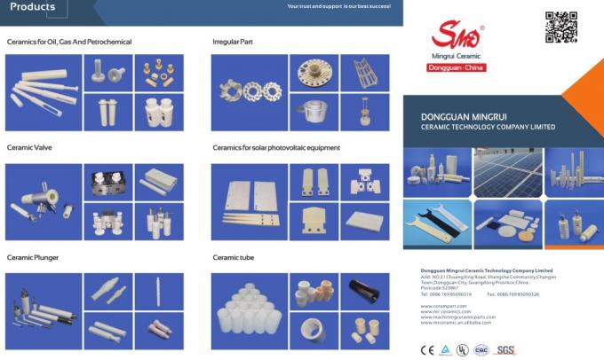 Izolacja elektryczna Elementy ceramiczne z tlenku glinu, Odporność na korozję Ceramiczny sześciokąt